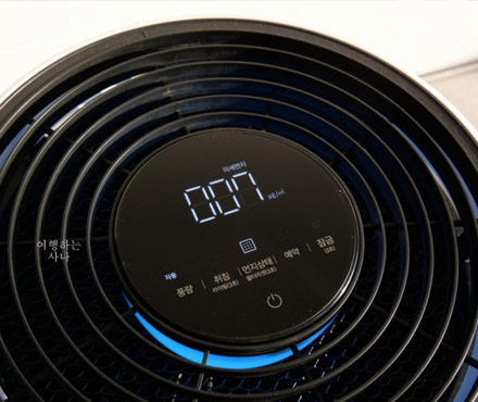 극초미세먼지까지 확인 가능한 위니아 공기청정기 퓨어플렉스 활용법